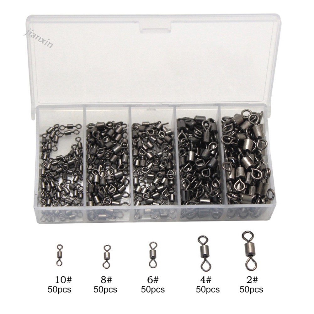 Set 250 Phụ Kiện Câu Cá Chuyên Dụng JX-250