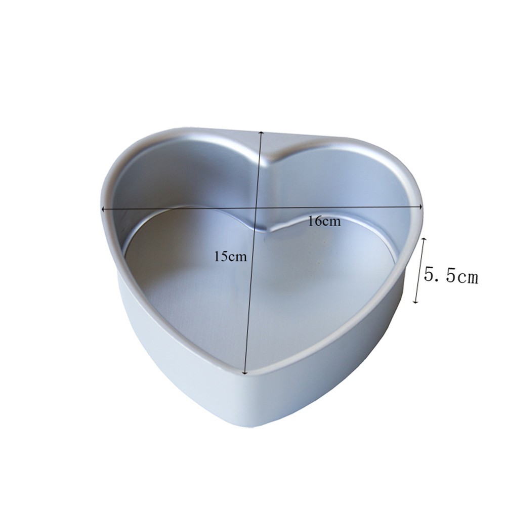 Khuôn Làm Bánh Hình Trái Tim 3 / 5 / 6inch