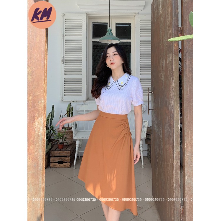 Chân Váy Chữ A Vạt Lệch, Chân Váy Công Sở (kèm ảnh thật) | BigBuy360 - bigbuy360.vn