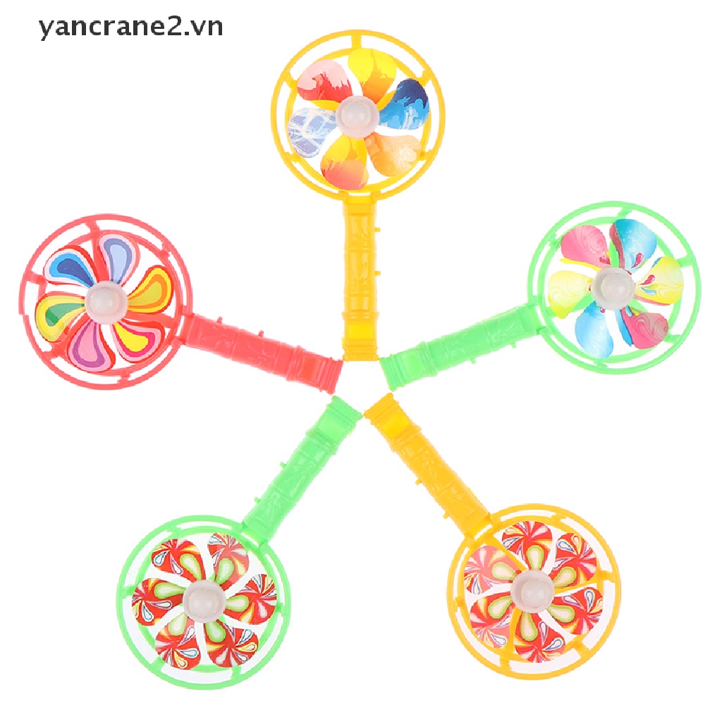 Set 5 còi đồ chơi hình cối xay gió nhiều màu sắc vui nhộn cho bé