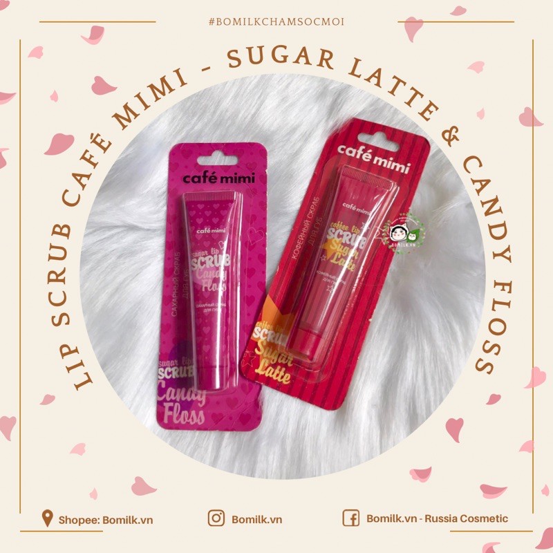 Tẩy da chết môi Cafe Mimi Lip scrub