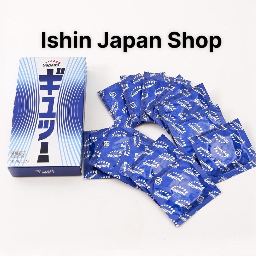 Bao cao su Sagami Tight Fit Thiết kế lượn sóng nhật bản