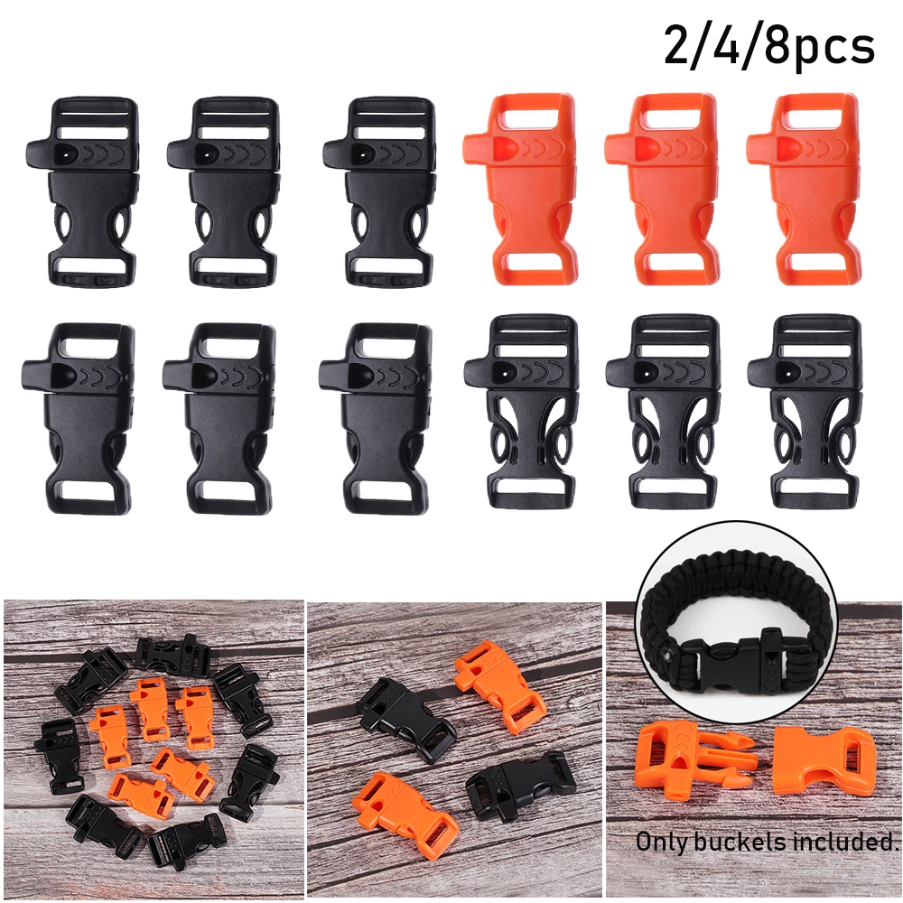 Gofidin 2/4/8 khóa cài dây dù 550 bằng nhựa dạng cong dùng làm bộ phận nhả khẩn cấp cho túi ngoài trời