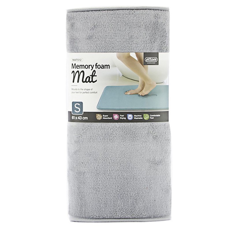 THẢM CHÙI CHÂN LOCK&amp;LOCK MEMORY FOAM MAT512 Size S