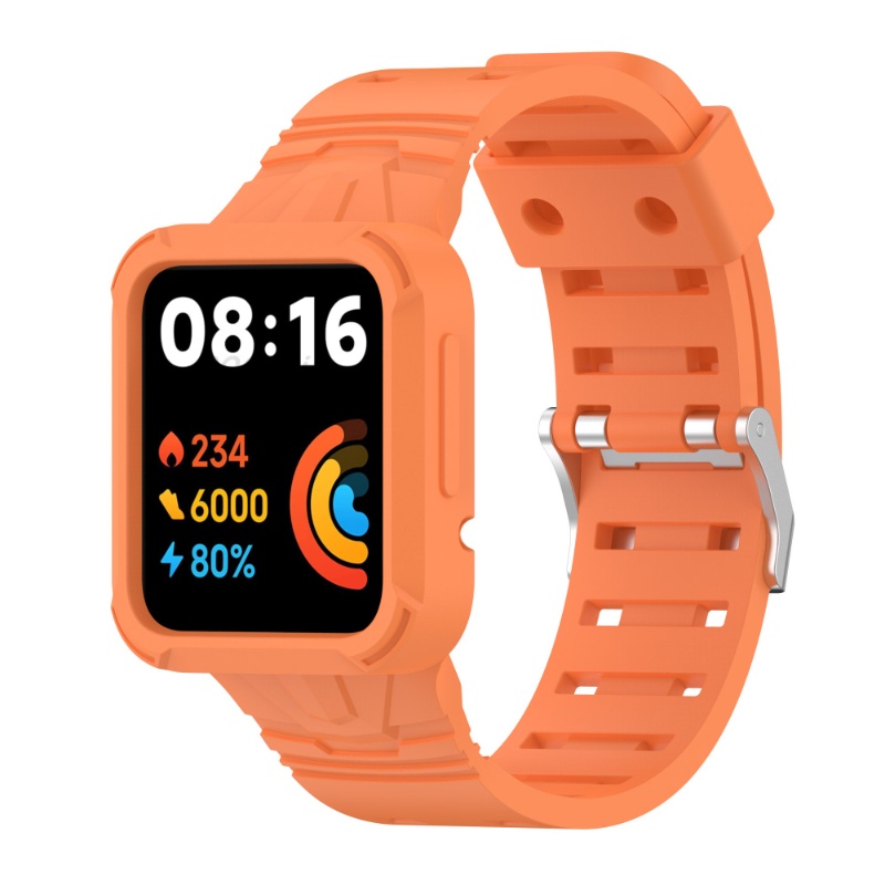 XIAOMI Dây Đeo Thay Thế Chất Liệu Silicon Thiết Kế Độc Đáo Thời Trang Cho Redmi Watch 2 Lite
