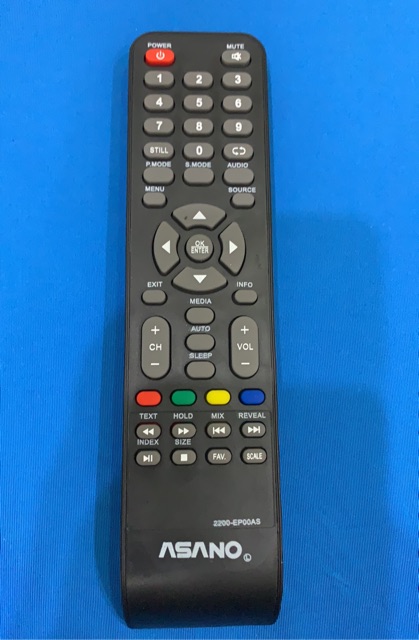 REMOTE ĐIỀU KHIỂN TIVI ASANO LED LCD