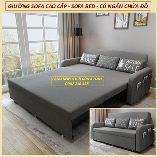 Giường Sofa Đa Năng Có Ngăn Chứa Đồ. Giường Sofa Thông Minh Gấp Gọn Thành Ghế Sofa. Hàng Nhập Khẩu. KT 1m6 x 1m9 . .