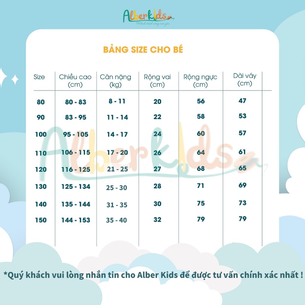 Váy cho bé gái ALBER KIDS sát nách Elisa dress họa tiết hoa to Cho Bé Gái 1-10 Tuổi [V07]