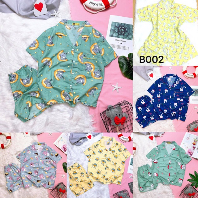 (60-75kg) Đồ bộ kate BIGSIZE TNQN. hongduyen2188.