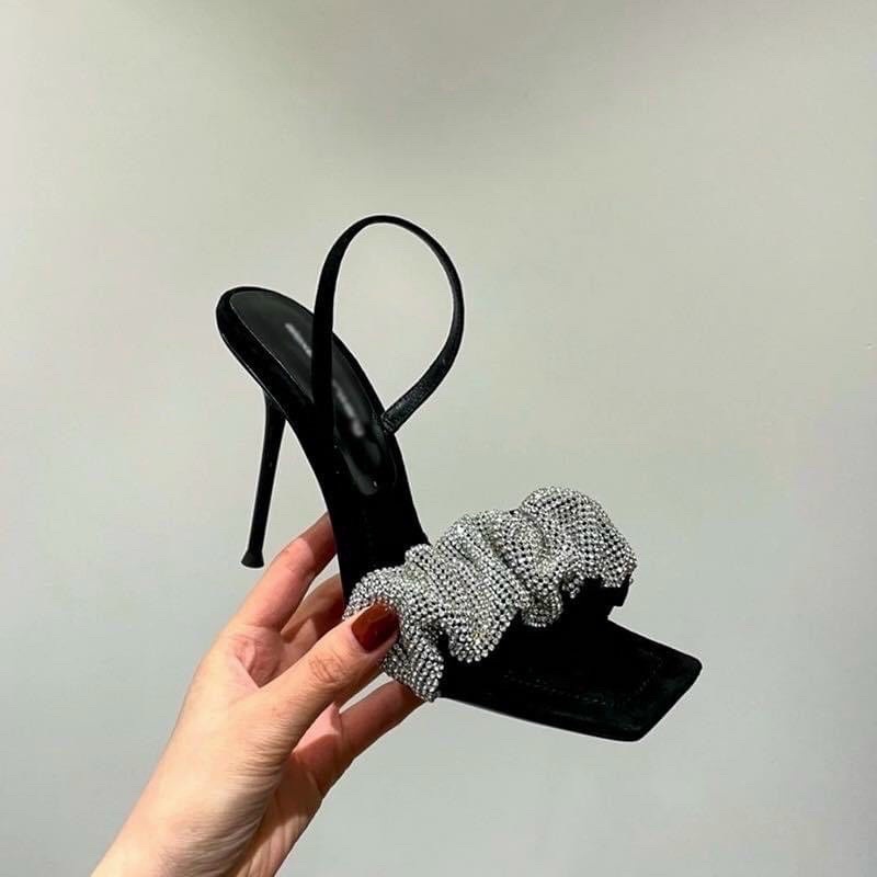 Dép xăng đan nữ 9p kim tuyết siêu xinh 2022