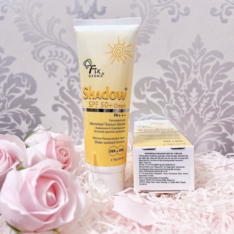 Kem chống nắng Fixderma Shadow SPF 50+ Cream 75g