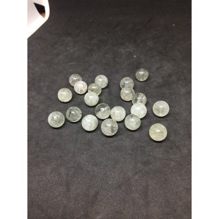 Hạt tròn Light Green Rutilated Quartz - Handmade