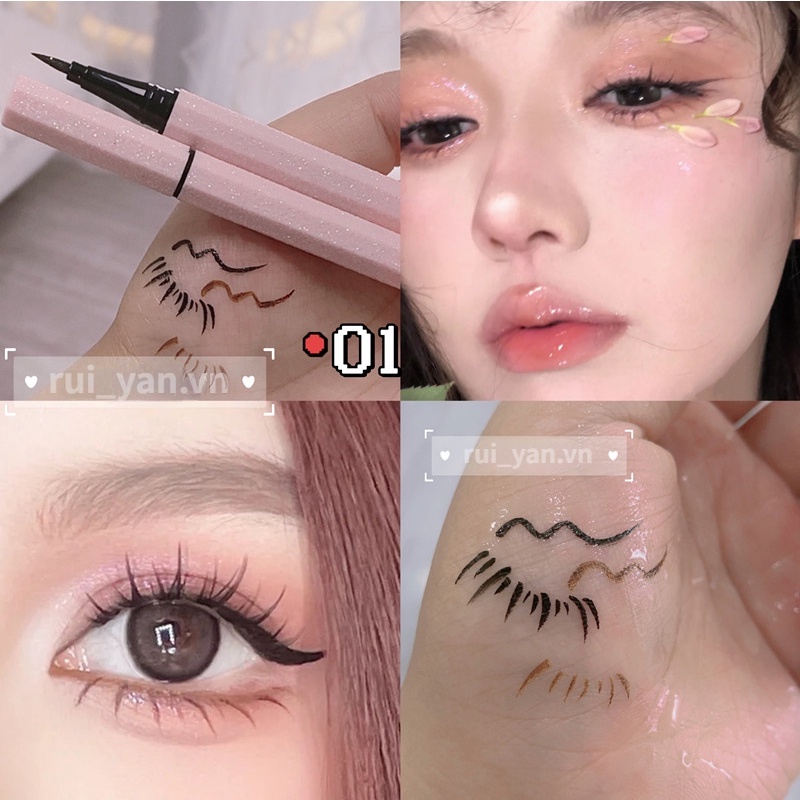 YRSHOP Bobeini® Bút Kẻ Mắt Dạng Lỏng Lâu Trôi Chống Thấm Nước Màu Sắc Tự Nhiên 2022