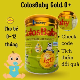 [ hàng chính hãng ] sữa colos baby gold  0+(800g)