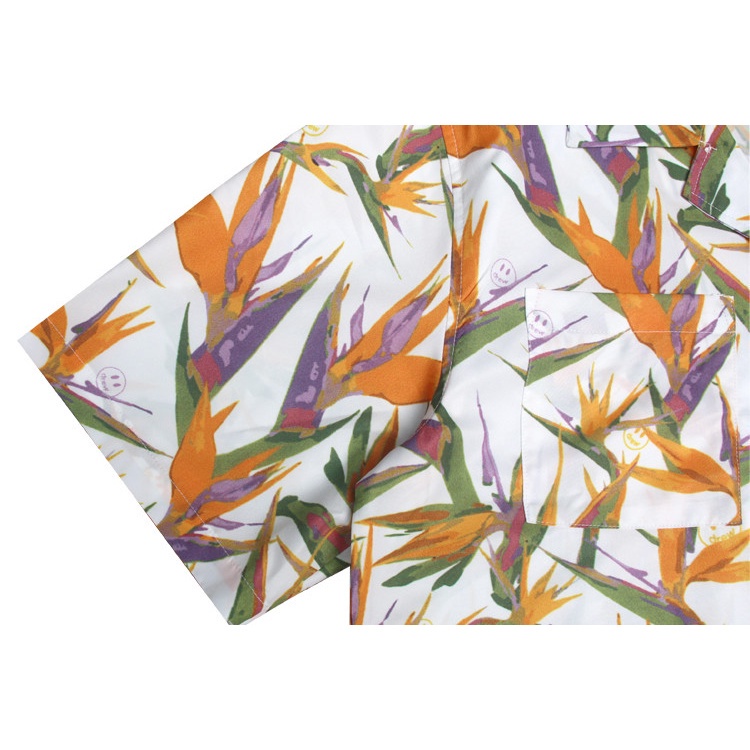 Bán Chạy Nhất DR * W Áo Sơ Mi Tay Ngắn In Hình Chim Thiên Đường Plus Size Cho Nam Và Nữ