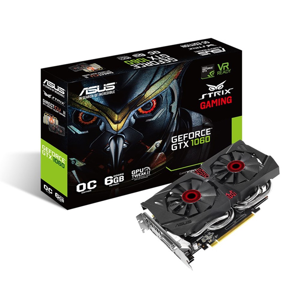 Card đồ họa - VGA Card Asus GTX1060 DC2O6G