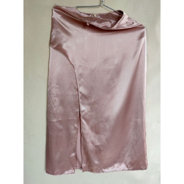 Set Đầm Satin Hiệu RI sz M