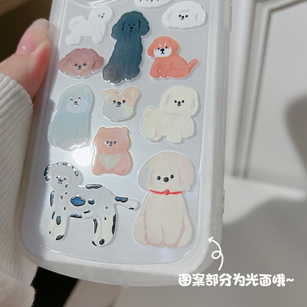 ốp iphone chó hoạt hình TPu Silicone Case Điện thoại iPhone 11 Pro Max X Xr Xs 7 8 14 Plus Se 2020 12 pro max 13