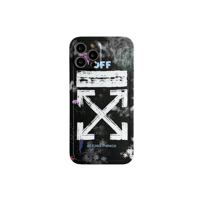 Ốp Điện Thoại In Logo Off White Cho iPhone 14 13 12 11 Pro Max X XS XR 7 8 Plus