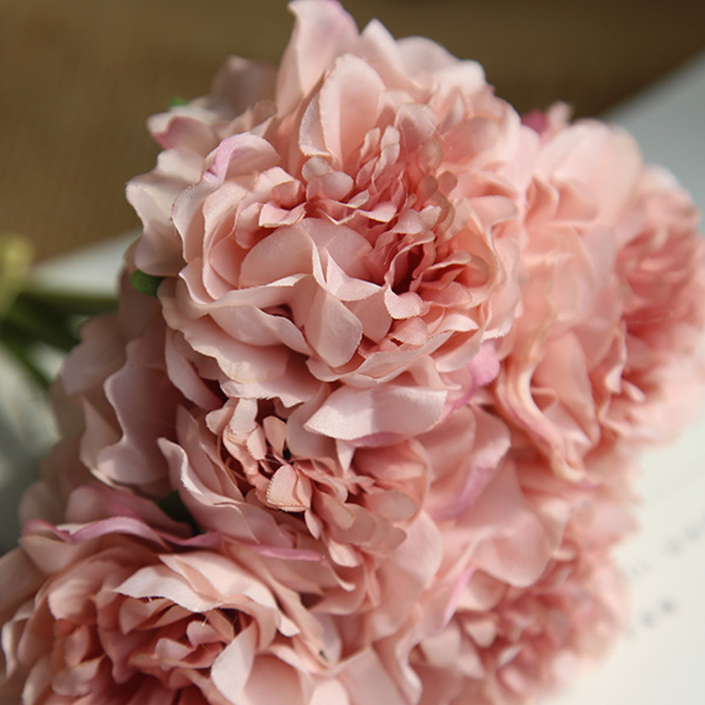 Bó Hoa Cẩm Tú Cầu Giả 5 Đầu Dùng Trang Trí