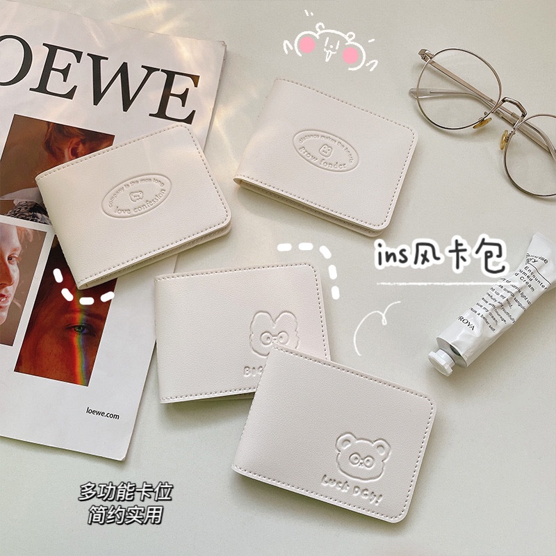 Ví Da Đựng Thẻ / Bằng Lái Xe Đa Năng Sáng Tạo Phong Cách ins Style Girl Heart 'S