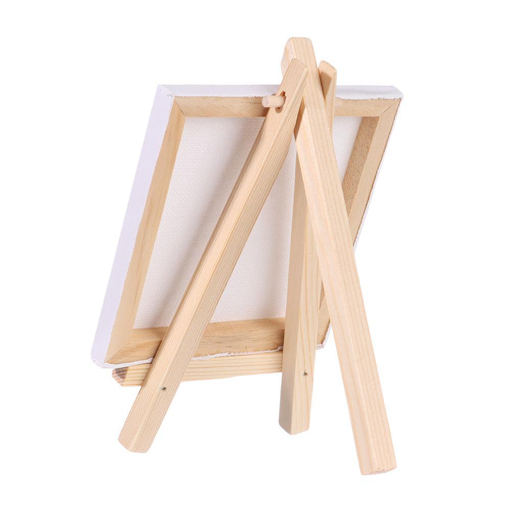 Tranh Sơn Dầu Vải Canvas Mini Tự Làm Kèm Giá Đỡ Độc Đáo