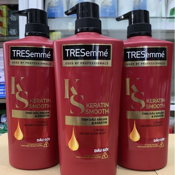 Dầu Gội TRESemme Keratin Smooth Tinh Dầu Argan 900ml