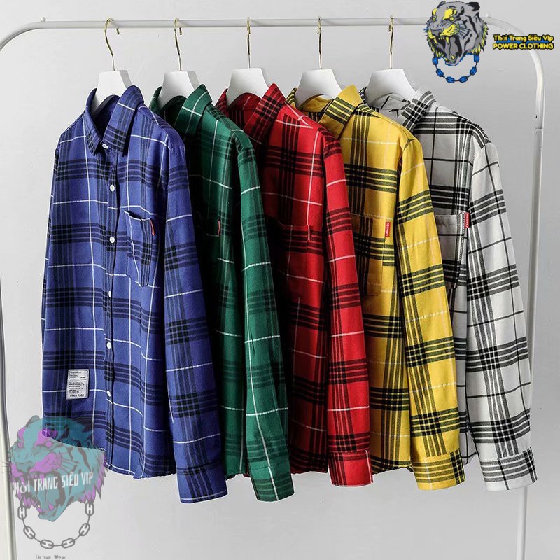 Áo Sơ Mi Kẻ Sọc Nam Đẹp Trai Phong Cách Hàn Quốc Giản Dị Dễ Phối Đồ