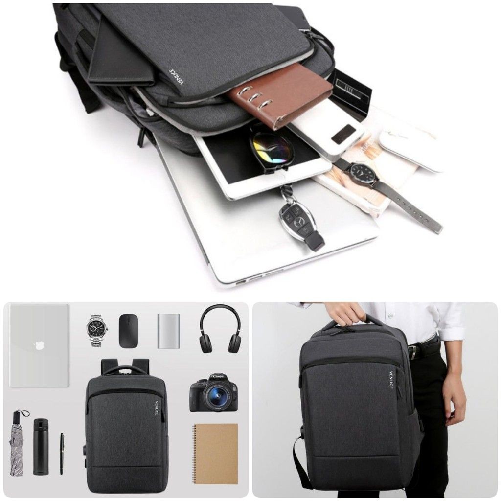 Balo nam nữ công sở cao cấp unisex chống thấm nước, đựng vừa laptop, thích hợp đi làm và du lịch N05 | BigBuy360 - bigbuy360.vn