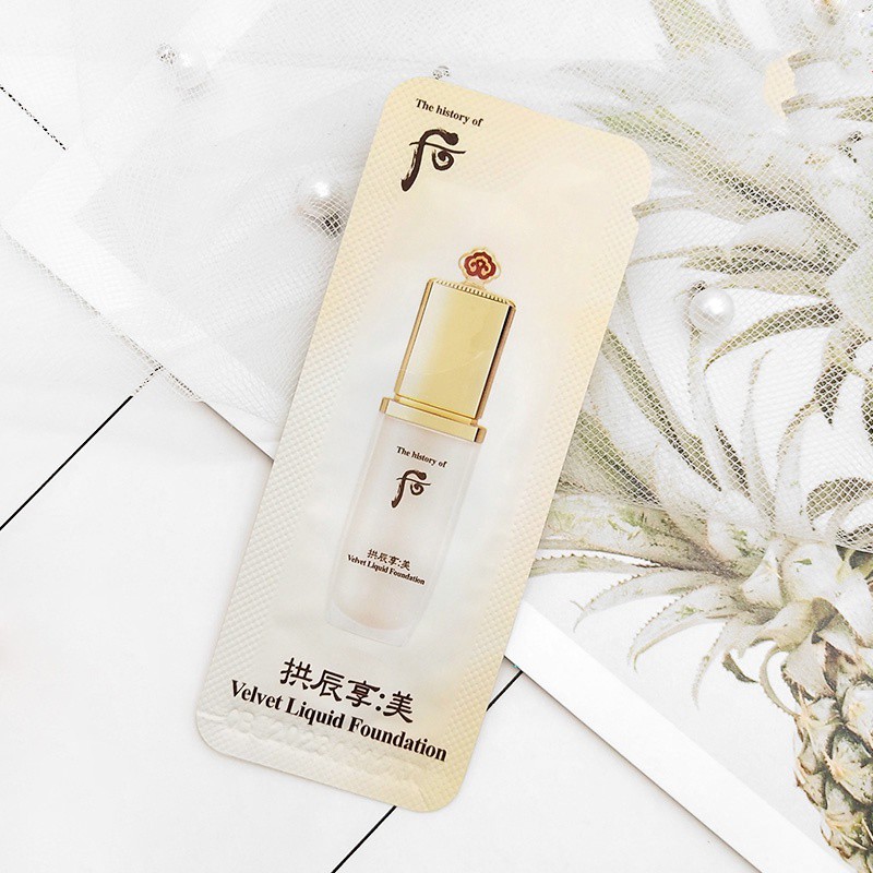 Foundation dạng gói 1ml nâng tông sáng và che khuyết điểm cải thiện da sáng khỏe WH26