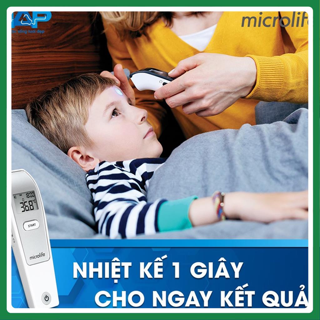 [Đo nhanh , Chính Xác Trong 1 Giây] Nhiệt kế hồng ngoại đo trán Microlife FR1MF1 - Thương Hiệu Thụy Sĩ - Bảo Hành 2 Năm