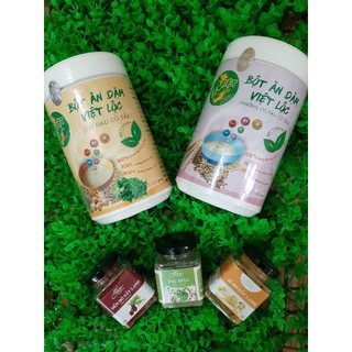 Combo 2h bột ăn dặm và bột rau củ sấy lạnh Lim