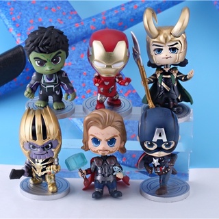 [Trọn bộ 4 con] Mô hình Chibi nhân vật Marvel