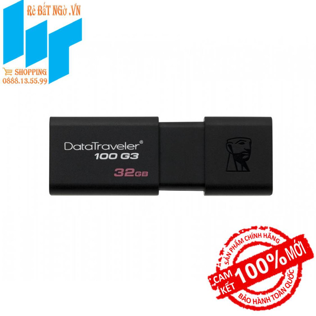 USB 3.0 32GB DT100G3 BH 60T | BigBuy360 - bigbuy360.vn