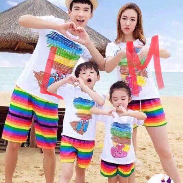 Quần áo cặp đôi đi biển (đủ size) | BigBuy360 - bigbuy360.vn