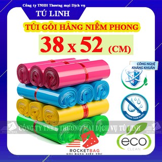 10 túi gói hàng size 38x52cm tự dính ROCKET BAG, gói hàng siêu nhanh, nhiều màu lựa chọn