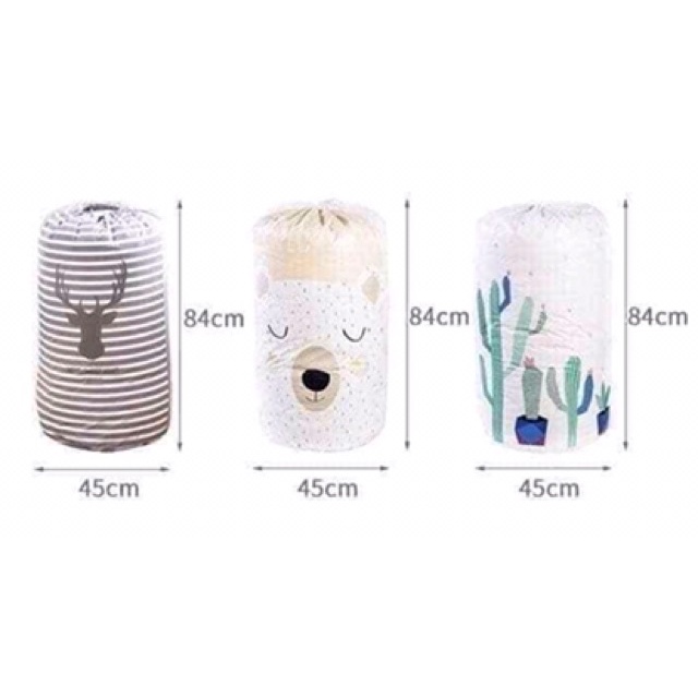 Túi đựng chăn màn quần áo đa năng 135 lít chống ẩm gấp gọn xuất Nhật cỡ lớn 2466 Korea Store 88