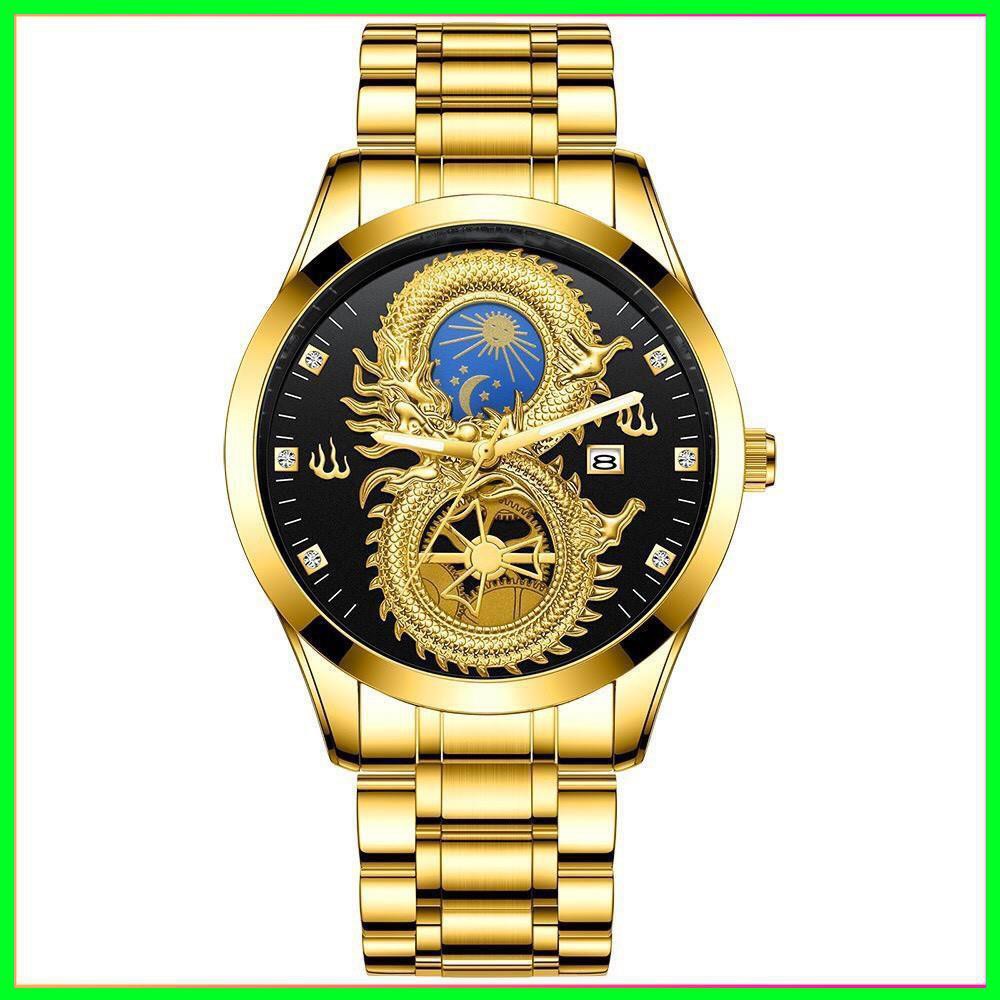 Đồng hồ nam fngeen chính hãng dây thép cao cấp mặt rồng đẹp (tặng kèm hộp và pin dự phòng) | BigBuy360 - bigbuy360.vn