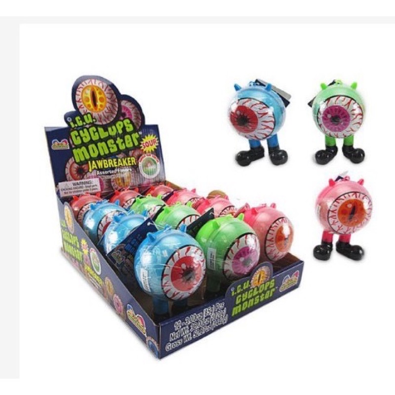 Kẹo Jawbreaker ICU Cyclops Monster Kidsmania 85gr - Mỹ