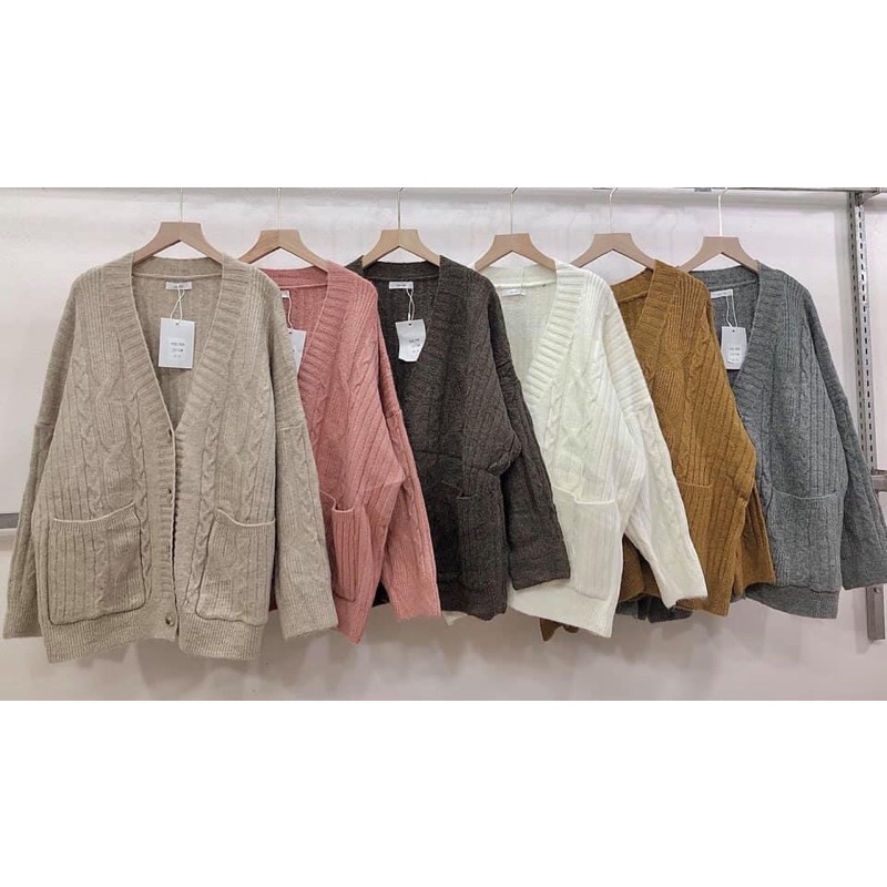 [HOT] Áo cardigan len vắt thừng cao cấp cực xinh. -Keokeo1991-