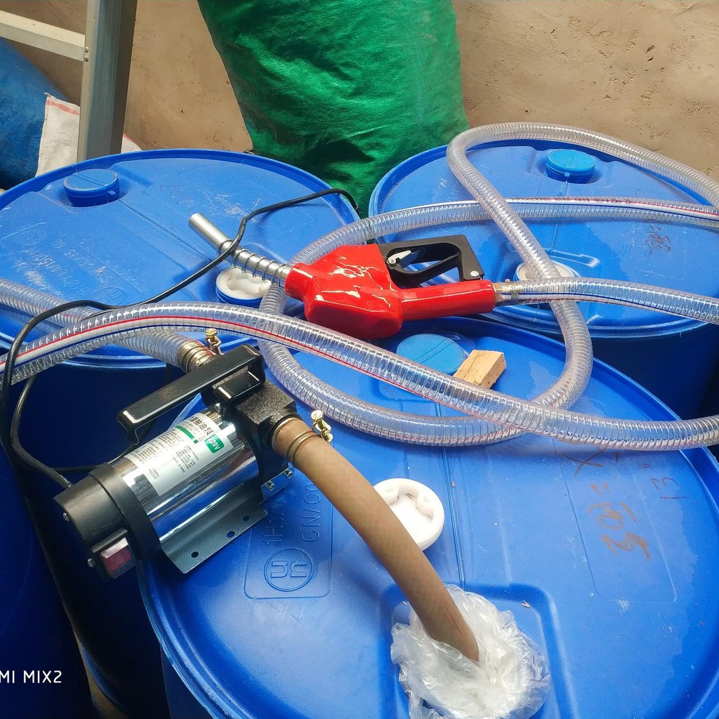 BƠM DẦU 12V, BƠM DẦU DIESEL 12V - 580W, 220v - 580w  CHÍNH HÃNG