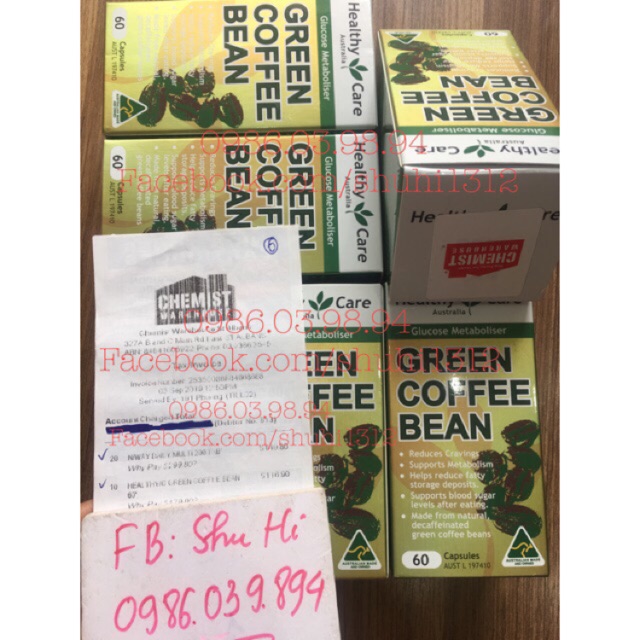 HEALTHY CARE GREEN COFFEE BEAN Hỗ trợ GIẢM CÂN từ thiên nhiên