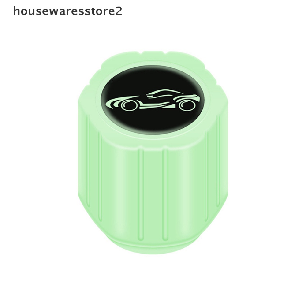 [Housewarestore2] Nắp Van Bánh Xe Hơi / Xe Máy Phản Quang Chống Bụi Thông Dụng