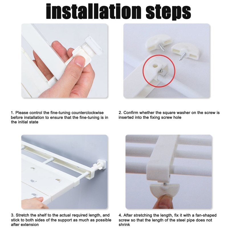 Thanh Chia Ngăn Tủ Quần Áo Siêu Co Giãn Tiện Dụng