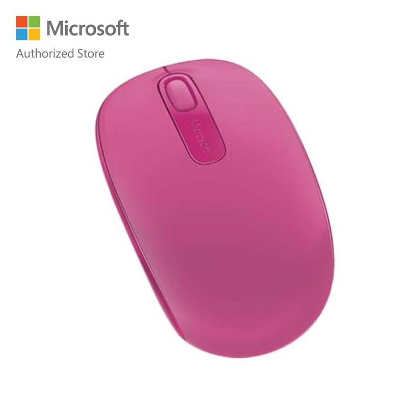 Chuột không dây Microsoft 1850 Hồng đậm