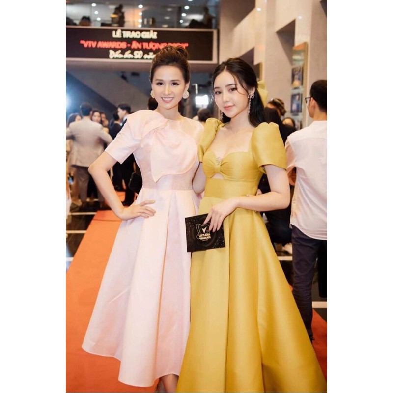 ĐẦM XOÈ XẾP LY KẾT NƠ XINH XẮN