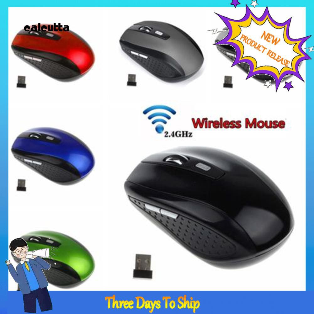✡COD✡Wireless Gaming Mouse 1200DPI 2.4GHz Optical USB Receiver Mice for PC Laptop