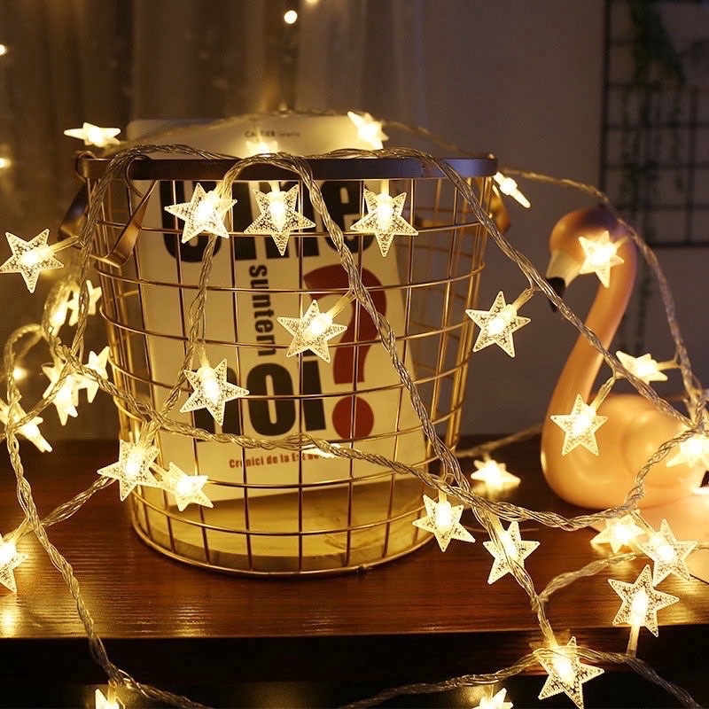 Dây Đèn Led 5M Nhiều Hình Nhiều Mẫu Trang Trí Nhà Cửa, Noel