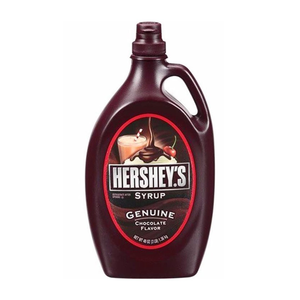 Sốt Topping Hershey's Socola Chai 1kg3 Syrup Chocolate Hershey Mỹ