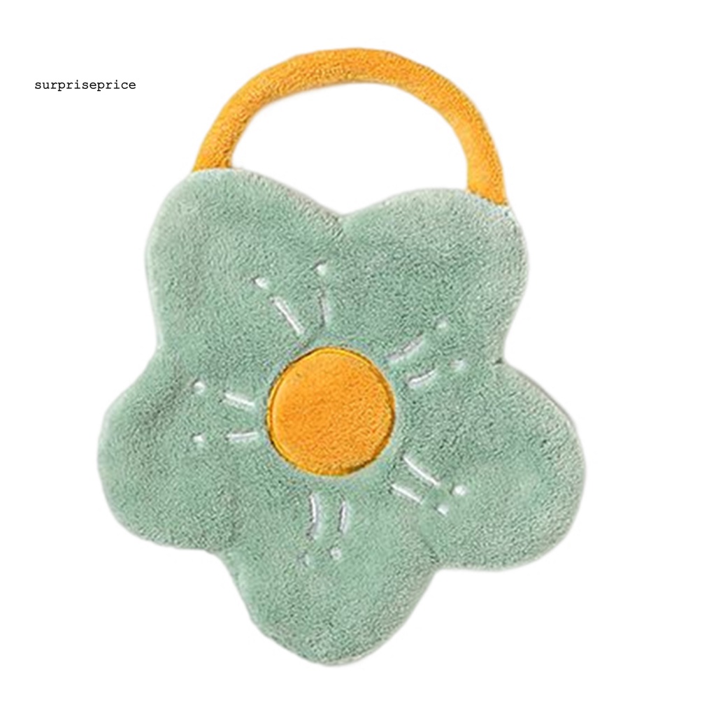 Khăn Lau Tay Dày Dặn Thoáng Khí Hình Hoa Cho Nhà Bếp / SPA